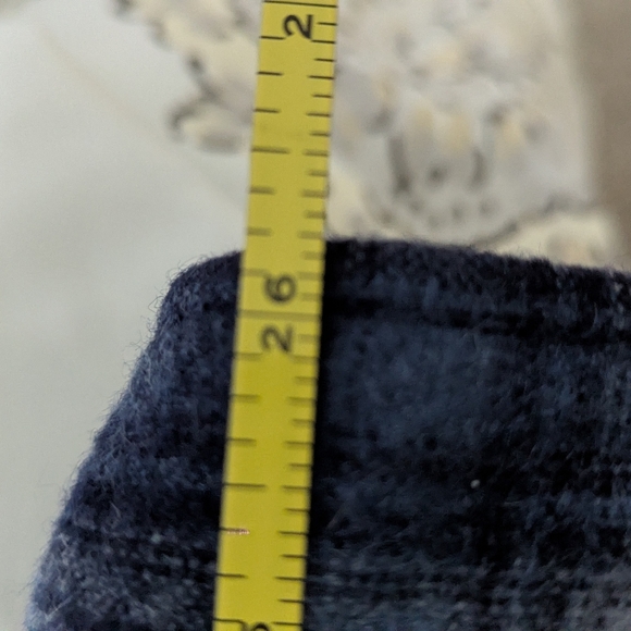 Men's Pendleton Wool Blue Plaid Outdoor Button-Up Shirt - Picture 9 of 9